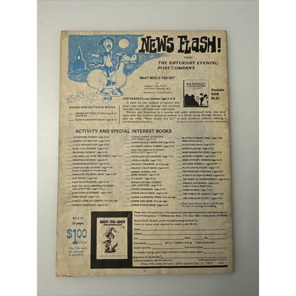 Vtg May 1977 No 5 Jack and Jill Child's Magazine Gorilla on Cover By BB Sams - Picture 7 of 7